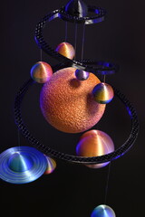 Solar system - kids mobile