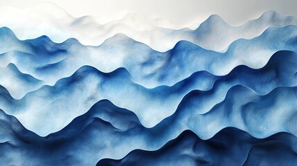 Obraz premium Blue ice-textured background banner with gradient effects and shadowed areas, designed using generative AI