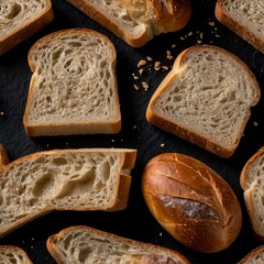 Breakfast bread and jelly fresh food for family