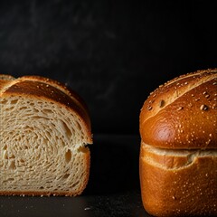 Breakfast bread and jelly fresh food for family