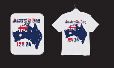 Australia Day Poster & T-shirt Design 
