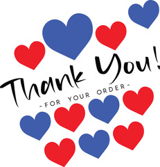 Thank You for Your Order. Elegant Thank You for Your Order Design with Stylish Graphics. Sophisticated Thank You for Your Purchase Image with Modern Elements. Chic Thank You for Your Order Graphic