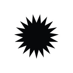 star icon black and white design