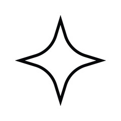 star icon black and white design