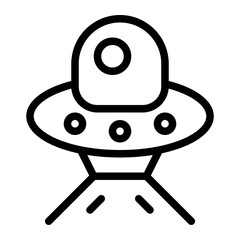 Alien Line Icon