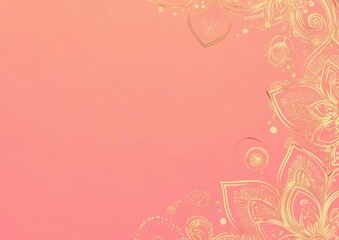 Free indian flower pattern rangoli background