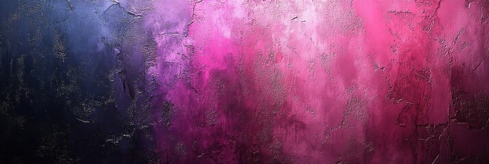 Textured Pink, Purple and Blue Wall - Abstract Background