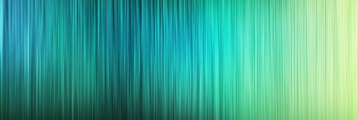 Obraz premium Abstract Blue Green Gradient Background with Vertical Lines - Minimalist Digital Art