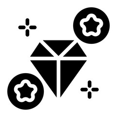 Diamond Solid Icon