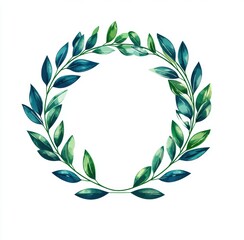 Green Leaf Wreath.