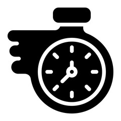 Fast Time Solid Icon