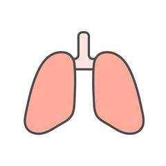 肺　イラスト
