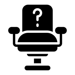 Job Search Solid Icon