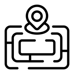 Location Line Icon