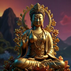 Obraz premium Namo Guanyin Bodhisattva 20241101-3