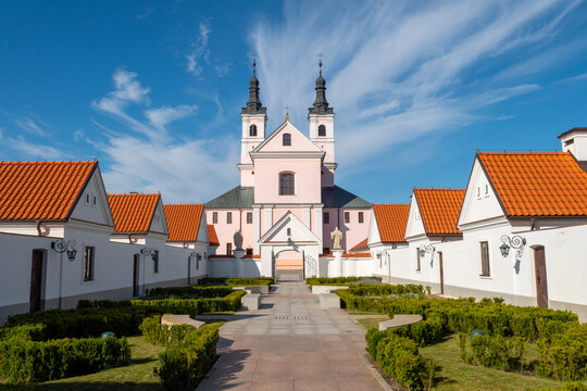 Wigry, Poland - September 01, 2024: Post-Camaldolian Monastery in Wigry