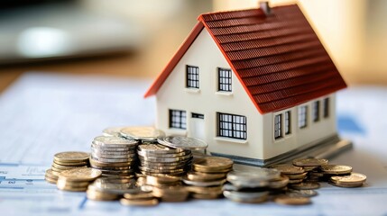 Realistic Couple Calculating Monthly Mortgage Payments