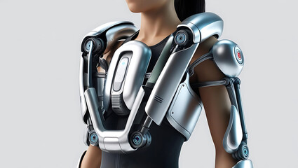 AI powered robotic exoskeleton enhances human mobility and strength