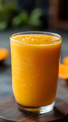 Refreshing Mango Juice Photo: Tropical Delight in a Glass