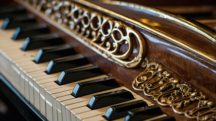 Naklejka premium Grand Piano music instrument