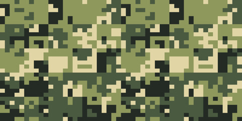 Desert Seamless Camo Graphic Print. Camouflage Seamless Pattern. Military Camouflage Netting