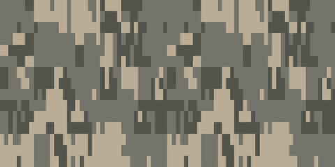 Army Seamless Camouflage, Modern Print Pattern That Was Used as the Default Camouflage Pattern Issued. Military Camouflage