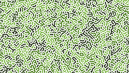 Green Abstract Pattern Background against White