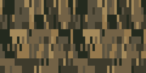 Camouflage Seamless Pattern. Trendy Style Camo, Repeat Print. Military Camouflage Patterns