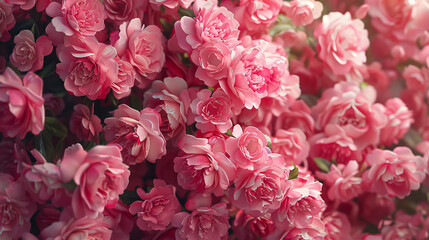 Pink roses background.