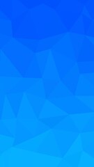 Bright blue low poly texture background polygon wallpaper vertical	