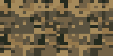 Camouflage Seamless Pattern. Trendy Style Camo, Repeat Print. Military Camouflage Face Paint