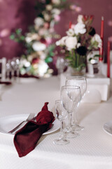 wedding table setting
