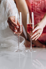 glass of champagne