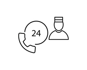 Room service icon vector symbol design illustration