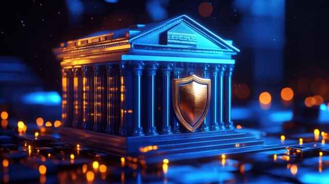 Digital Shield A Modern Architectural Marvel