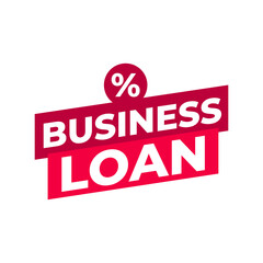 Business loan finance debt icon label badge design vector