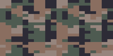 Desert Seamless Camo Graphic Print. Camouflage Seamless Pattern. Military Camouflage Jacket