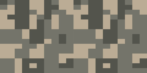 Army Seamless Camouflage, Modern Print Pattern That Was Used as the Default Camouflage Pattern Issued. Military Camouflage Patterns