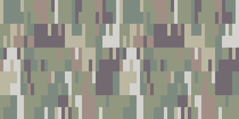 Army Seamless Camouflage, Modern Print Pattern That Was Used as the Default Camouflage Pattern Issued. Military Camouflage Uniform