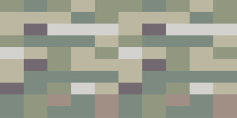 Army Seamless Camouflage, Modern Print Pattern That Was Used as the Default Camouflage Pattern Issued. Military Camouflage Face Paint