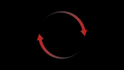 Hot circulating air flow animation on transparent background - Powered by Adobe