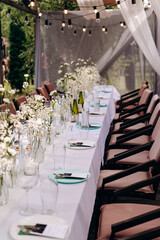 wedding table setting