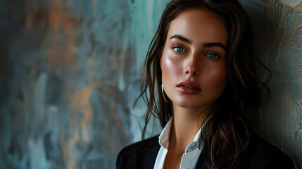 Fototapeta premium Portrait of a beautiful and confident businesswoman.