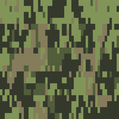 Desert Seamless Camo Graphic Print. Camouflage Seamless Pattern. Military Camouflage Clothing