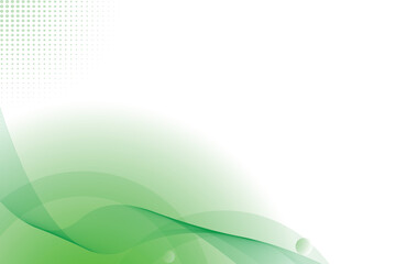 Abstract green and white background texture with shape