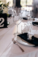 wedding table setting