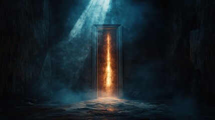 Mysterious Glowing Doorway