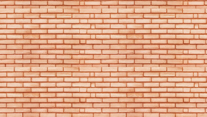 Obraz premium peach brick texture: close-up of light peach-colored bricks with a soft, warm tone and subtle texture, adding a gentle, welcoming feel to backgrounds and creative projects