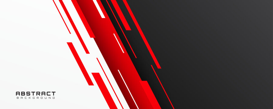 Red white abstract background overlap layer on bright space with diagonal lines effect decoration. Modern graphic design element cutout style concept for web banner, flyer, card, or brochure cover