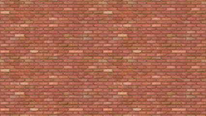 Classic Red Brick Texture: Seamless pattern of classic red bricks with visible mortar lines, creating a warm, traditional feel ideal for rustic and industrial designs